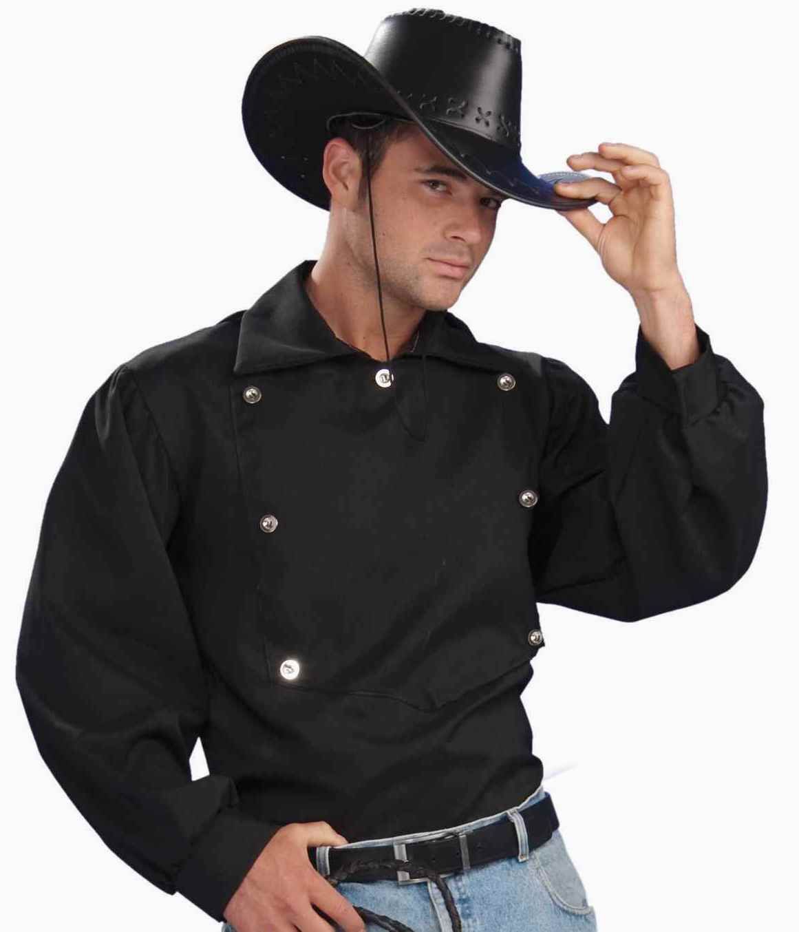 Western Texas Cowboy Shirt - Black